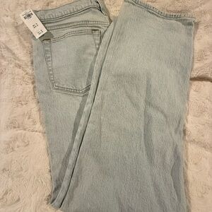 Abercrombie & Fitch Light Blue Straight Leg Jeans
